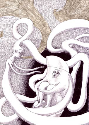 From the children's book 'La Lune Nue', 2006